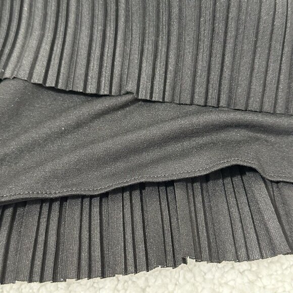 Banana Republic Women's Artsy Flapper Layered Texture Shift Dress XS Black EUC - Picture 5 of 11